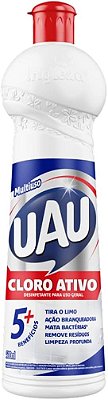 Cloro Ativo Limpador Multiso Uau Esqueeze 500ml 5 Em 1