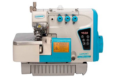 Máquina Costura Industrial Overlock 01 Agulha 03 Fios 220v LU798D-3-TZ-SU - Lumak