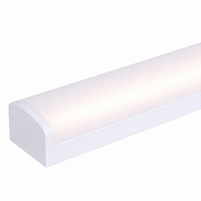Luminária Linear LED Sobrepor 72W Multicor Bivolt 120cm Branco