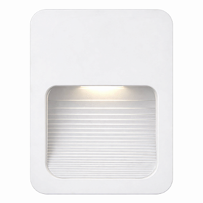 Balizador LED Parede 2W 3000K Branco Quente Bivolt Externo