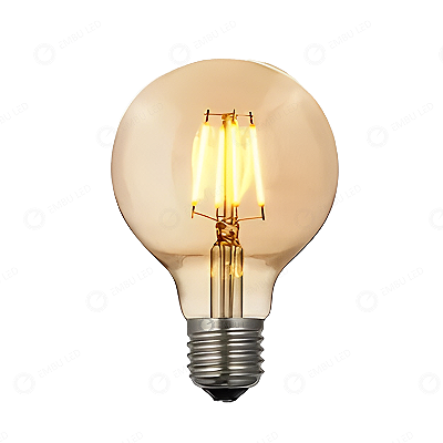 Lâmpada LED Filamento G80 Retrô 4W 2200K E27 Luz Quente Bivolt