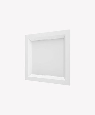 Painel Plafon Embutir Quadrado Recuado Led 18w Bivolt 3000k