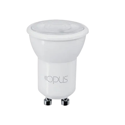 Lâmpada LED Mini Dicróica MR11 3,5W GU10 Luz Quente 2700K Bivolt