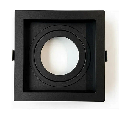 Spot de Embutir Recuado PAR20 1xE27 Preto