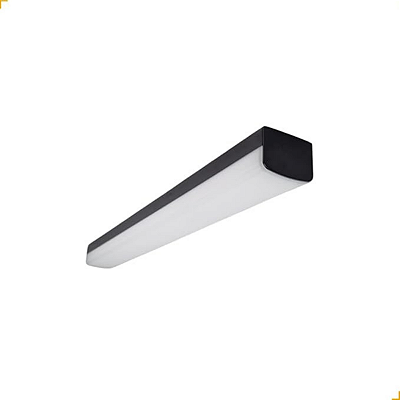 Luminária Linear LED Sobrepor 36W Multicor Bivolt 60cm Preto