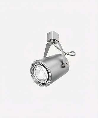 Spot Cilindrico Orbital para Trilho PAR20 E27 IP20 Bivolt Prata