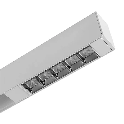 Trace Luminaria de Luz Pontual 7W 3000K 420lm 40° Aluminio Branco