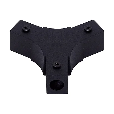 Junção Para Perfil Y Linear Sobrepor New Line Preto