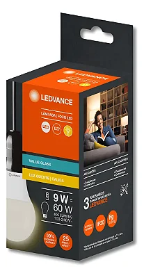 LEDVANCE LÂMPADA LED BULBO CLA60, 9W, 3000K, 806lm, E27, BIVOLT