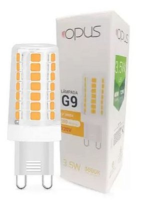 Lâmpada Halopin Led 3,5w 3000k 350lm G9 127v Opus