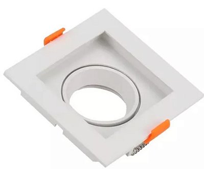 Luminária Spot Recuado Branco Embutir Dicroica Mr16 Gu10