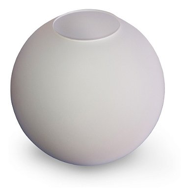 Globo De Vidro Leitoso Conceptu Branco