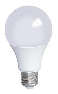 Kit10 Lâmpada Led Bulbo A60 9,8w 3000k Branco Quente Bivolt Voltagem:110V/220V;Cor da luz:Branco-quente