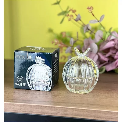 Potiche de Cristal Butterfly 8cm x 8cm x 9,5cm - Wolff