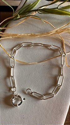 Pulseira elos fecho bóia