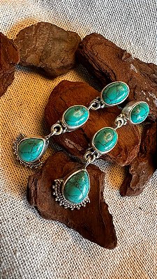 Brinco Bali Turquesa