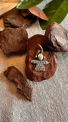 Pingente Menina - zircônia