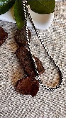 Corrente Pipoca - Prata Bali - 80