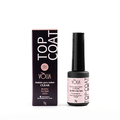TOP COAT BRILHO CLEAR VOLIA - 9G