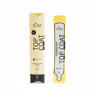REFIL TOP COAT BLANC VOLIA - 9G