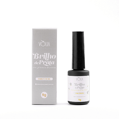 ESMALTE EM GEL VOLIA BRILHO DE PRATA - 9G
