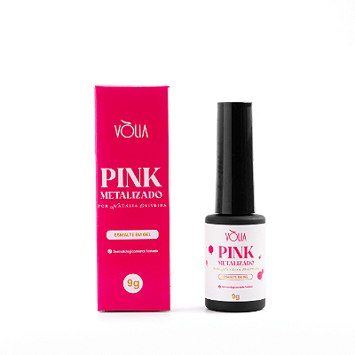 ESMALTE EM GEL VOLIA PINK METALIZADO - 9G