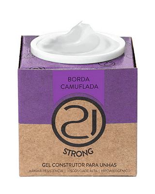 GEL ECOLINE STRONG BORDA CAMUFLADA NAILS 21 - 34G