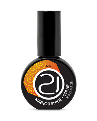 TOP COAT MIRROR SHINE SOLAR NAILS 21 - 12ML