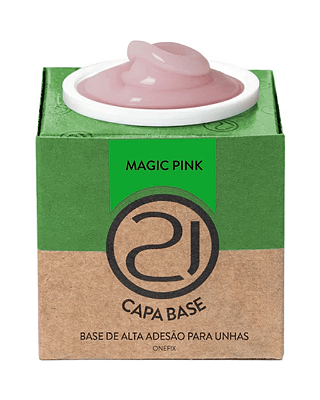 CAPA BASE ECOLINE MAGIC PINK NAILS 21 - 28G