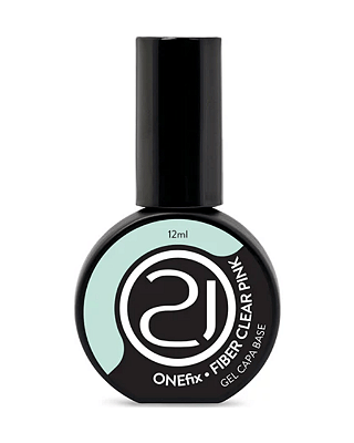 ONEFIX CAPA BASE FIBER CLEAR PINK NAILS 21 - 12ML