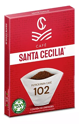 Filtro para café Nº102 Santa Cecília - Reutilizável