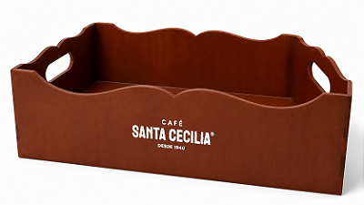 Cesta Rustica MDF Santa Cecilia - Organizadora e Decorativa
