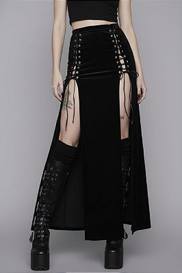 Saia Longa Preto Fenix