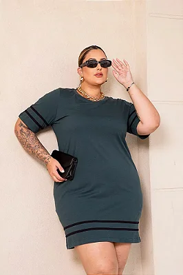 Vestido Algodão com Vivos 900727