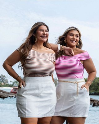 Blusa Malha Crepe Listrada 251013