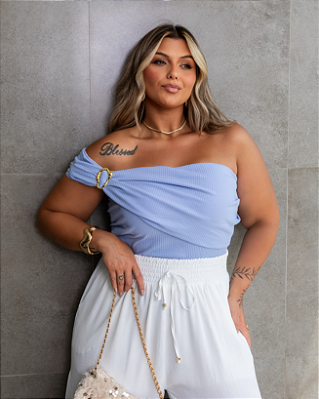 Blusa Canelada Fivela Orgânica 251027