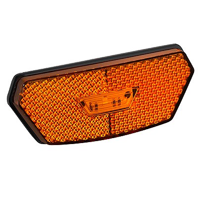 Lanterna Lateral Diamante LED Saída Fios sem Suporte