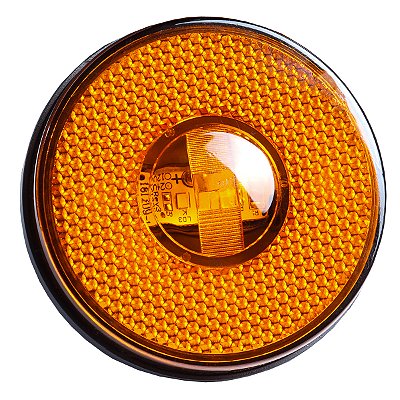 Lanterna Lateral LED ⌀85mm Saída Fios sem Suporte