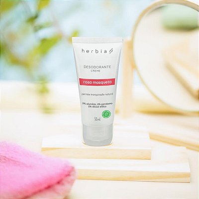 Desodorante em Creme Rosa Mosqueta