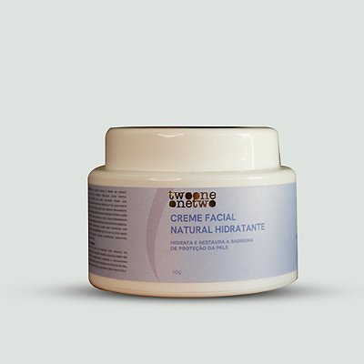 Creme Facial Natural Hidratante Twoone Onetwo 60g