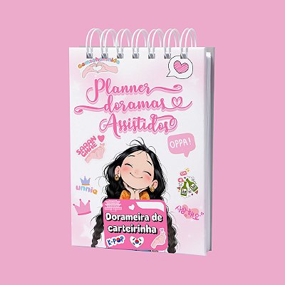 Bloco de Anotações Doramas Assistidos K-Dramas 10x15cm 70 Folhas Wire-o | Presente para Dorameiras