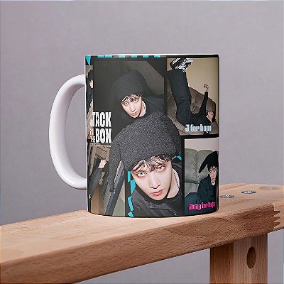 Caneca J-Hope Jack In The Box BTS 325ml em Porcelana | K-pop ARMY | Presente para Fãs