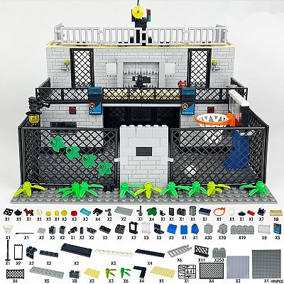 Prisão militar blocos de montar