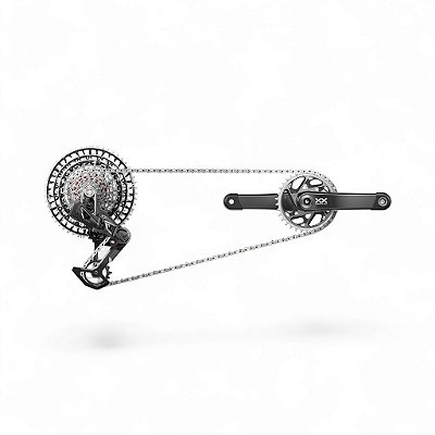 Grupo SRAM XX SL Eagle AXS T-Type 12v Pedivela 170mm