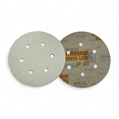 Disco Lixa 150mm Rhynogrip Indasa - Whiteline Grão P40