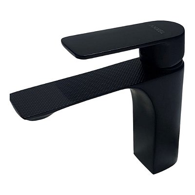 Torneira Monocomando Baixa Para Banheiro Preto