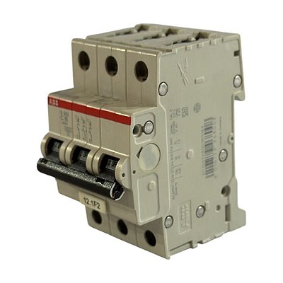 Disjuntor Tripolar ABB - S203-C16 16A Curva C 6kA