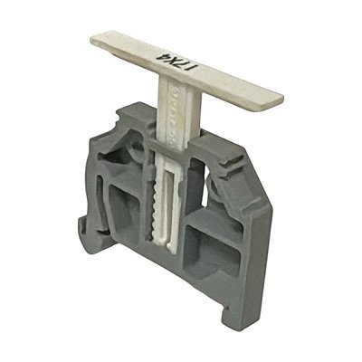 10 un Poste Final Trava Wago - Modelo 249-116 Cinza Trilho DIN