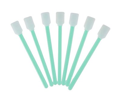 Kit 100 Hastes Cotonetes Limpeza Poliéster