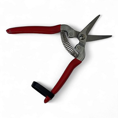 Tesoura Jardinagem Curva 180mm Deli - Aço Lâmina Curva